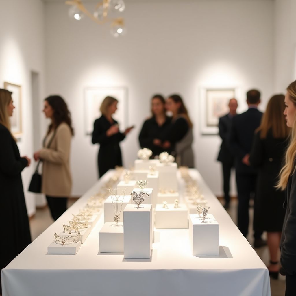 Pop-up jewelry showcase event